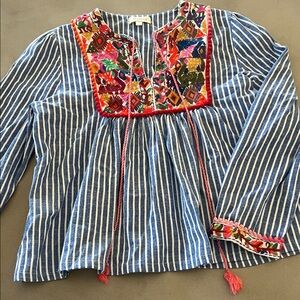 Velzera Multicolor Embroidered Blouse